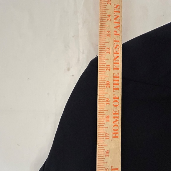 Mani Navy Blue Crepe Wool Solid Classic Blazer Made In Italy 3 Button - Picture 6 of 14